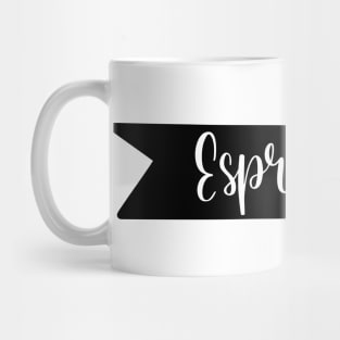 Espresso - A Retro Vintage Typography Gift Idea for Coffee Lovers and Caffeine Addicts Mug